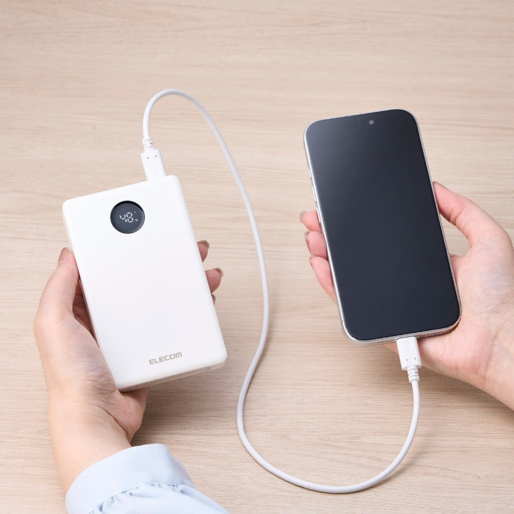 [NEW GEN] ELECOM 10000mAh 35W Semi Solid State Power Bank Carry-on approved Fast Charging PPS Powerbank