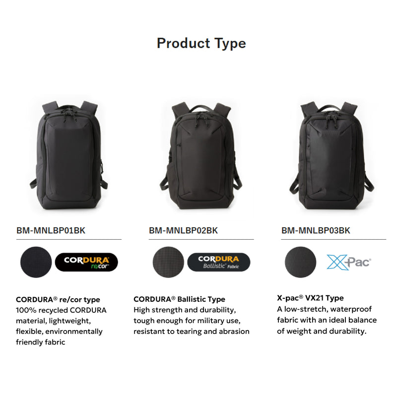 ELECOM MNL CITY Backpack/Laptop Bag/BM-MNLBP01BK/20L /Water